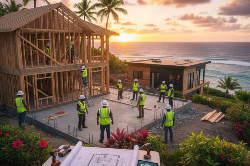 Home builders on Oahu