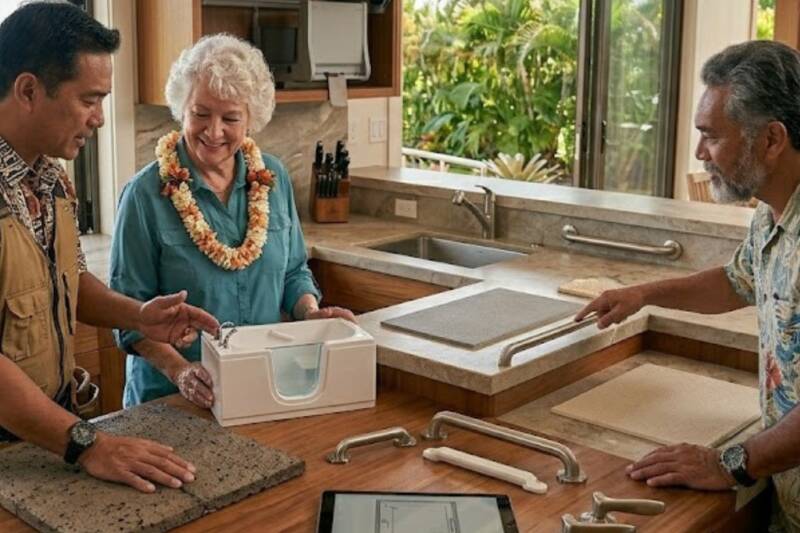 which aging-in-place remodeling features should a Hawaii contractor provide