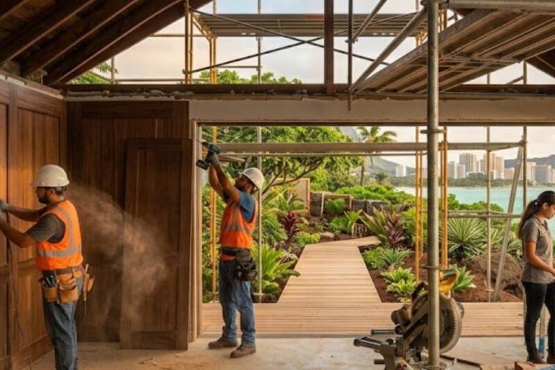 full home remodeling contractor near me on Oahu
